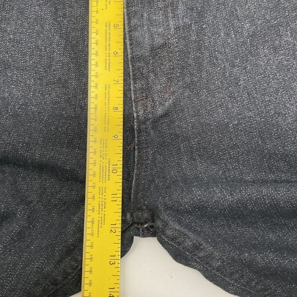 Mens Jeanetix Black Dress Jeans Sz 38 X 31 Tapered Leg Comfort Fit - Picture 9 of 11